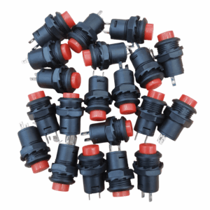 Combo 20 nút nhấn tự giữ DS-425A màu đỏ