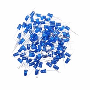 Combo 100 Led phủ màu 5mm Xanh dương Combo 100 Led phủ màu 5mm Xanh dương