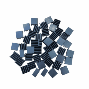 Combo 50 nhôm tản nhiệt mini 8.8 x 8.8 x 5mm màu đen