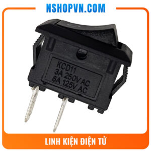 Công tắc bập bênh 10x15 (đen)